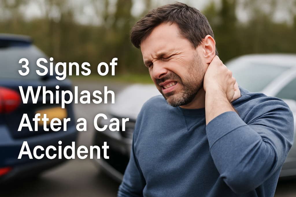 3 Signs of Whiplash Caused by a Car Accident