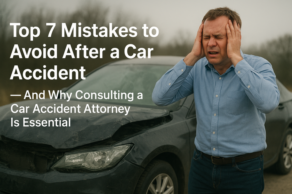 Top 7 Mistakes to Avoid in After a Car Accident