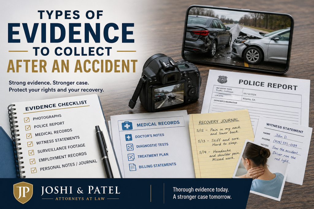 Types of Evidence to Collect After an Accident